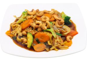 Biff/Kylling med Cashew Nøtter