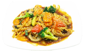Biff/Kylling i Szechuan Saus